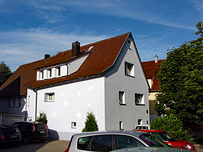 Stuckateur Pfitzenmaier - Fassadensanierung - Putzgestaltung Draufsicht