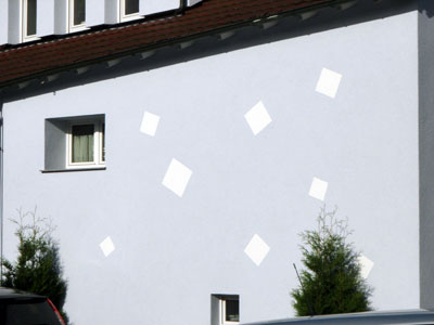 Stuckateur Pfitzenmaier - Fassadensanierung - Putzgestaltung Detailansicht